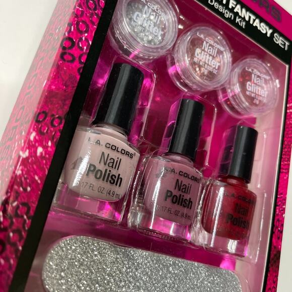 L.A. Colors 7 pieces DIY Nail Design Kit NEW in box LA Colors - Picture 2 of 8